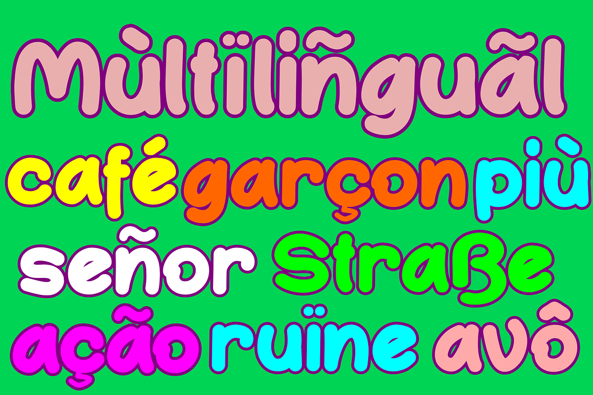 Gritz -Bold Playfull Rounded Display, a Sans Serif Font by Gittype (Photo 14 of 15)