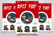 Best Fast Food Flyer, a Flyer Template by PenciGraphics (Thumbnail 1 of 2)