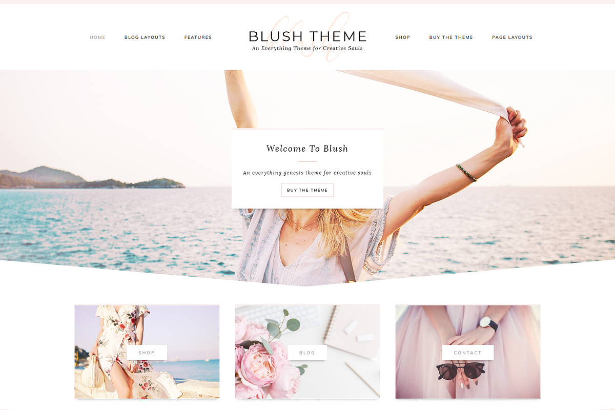 Blush WordPress Theme, a WordPress Template by Studio Sirona (Photo 7 of 7)