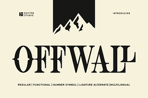 OFFWALL – Display Serif Typeface