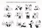 Love in Every Line | Illustrations, a Person Illustration by 3d_model_tifotizi (Thumbnail 2 of 8)