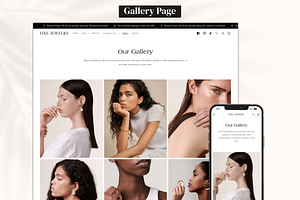 Fine Jewelry - Elegant Shopify Theme