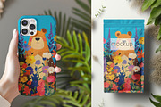 Bear in the Flower Thicket, an Animal Illustration by yahu88studio (Thumbnail 5 of 6)