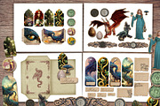 Fantasy Scrapbook Kit, an Illustration by Secret Helper (Thumbnail 4 of 8)