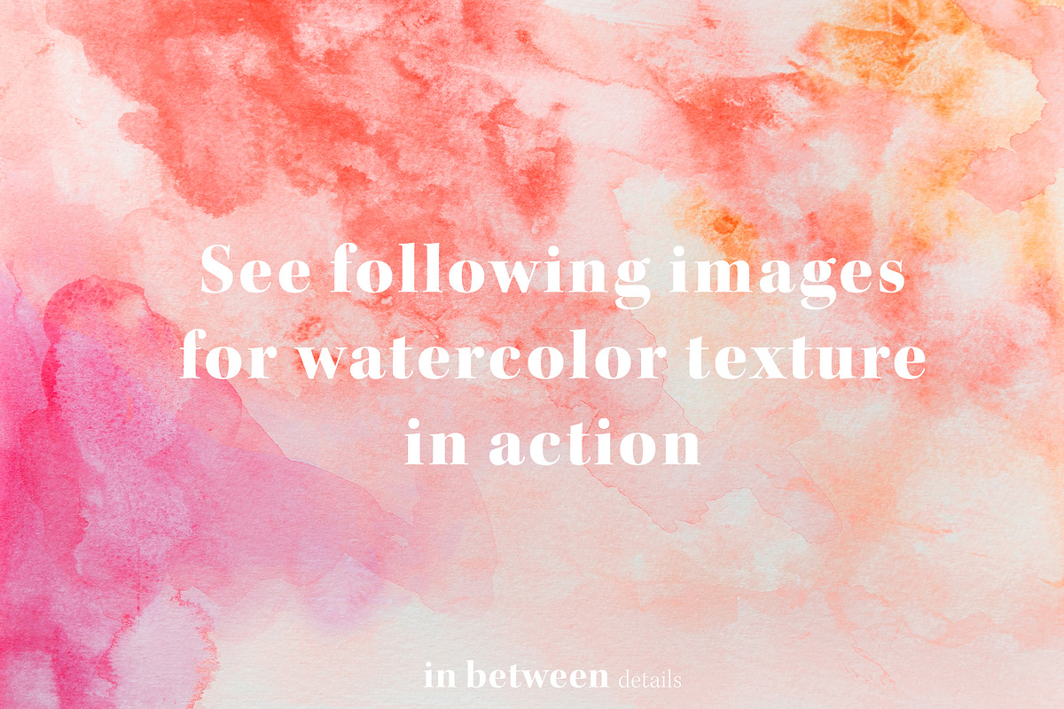 Coral Watercolor Texture Background, a Texture Graphic by in between details (Photo 3 of 9)
