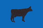 Vector Bovine Graphics, an Animal Illustration by Dorey Kronick Art&Design (Thumbnail 7 of 19)