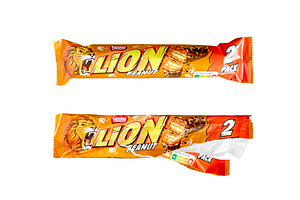 Nestle Lion peanut chocolate bar, a Food & Drink Photo by BOOCYS