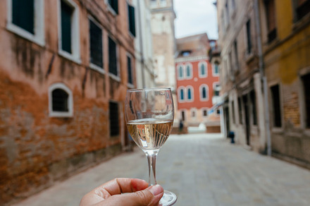 Wineglass in Italy