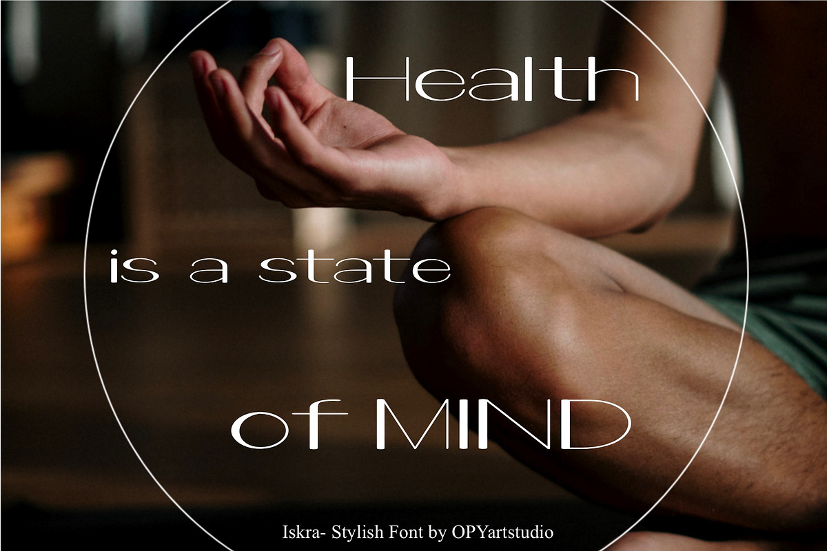 Iskra - Stylish Minimalist Sans Font, a Font by OPY ArtStudio (Photo 4 of 5)