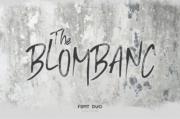 Blombanc Font preview 7