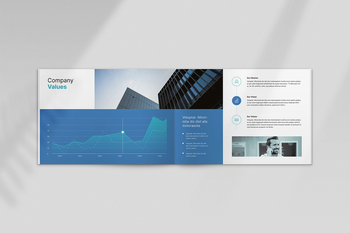 Corporate Company Profile, a Brochure Template by KreateTribe (Photo 4 of 10)