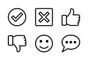380 Customer Service Icon Set, an Outline Icon by adenpinkstore (Thumbnail 7 of 19)