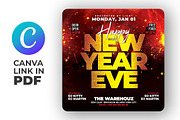 Happy New Year Flyer Template, a Flyer Template by Artonix (Thumbnail 3 of 3)