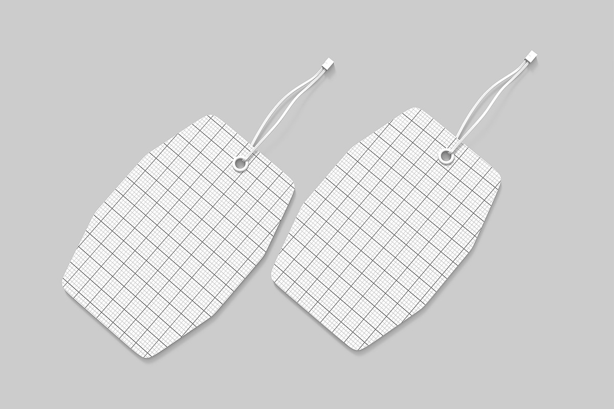 Clothing Label Hanging Tag Mockup