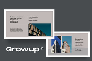 Growup - Architecture Google Slide