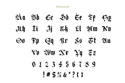 Old Zealand, a Blackletter Font by Loudoun Design Co. (Thumbnail 4 of 9)