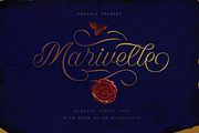 Marivelle Elegant Wedding Script, a Script Font by Letterhend Studio (Thumbnail 1 of 10)