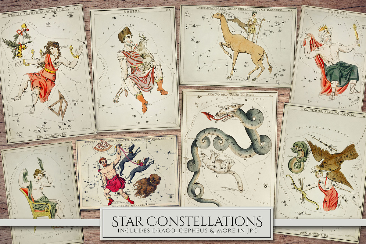 Vintage Astrology Illustrations, an Illustration by Secret Helper (Photo 4 of 9)