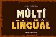 Bined – Bold Retro Sans Serif Font, a Sans Serif Font by MaikoHatta (Thumbnail 5 of 8)