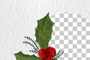 Watercolor Christmass Wreath clipart, a Decorative Illustration by Oleksandra Illustrates (Thumbnail 5 of 10)
