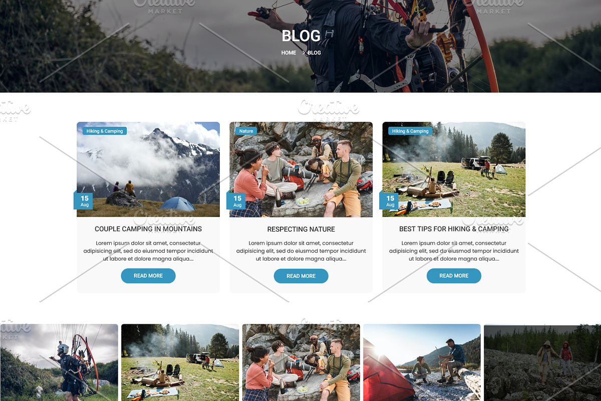 Hiking Skiing & Paragliding Template, a WordPress Template by HasnainDEV (Photo 5 of 6)