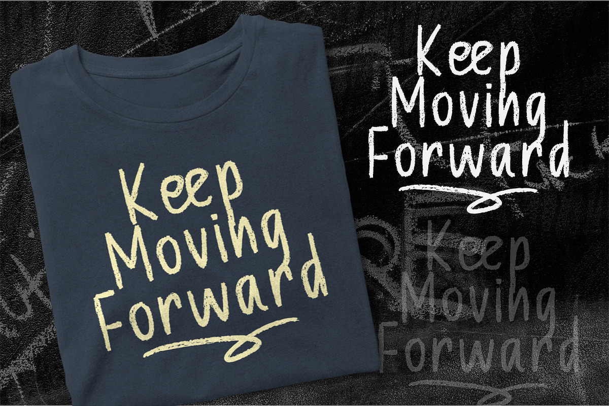 Chalk Board - A Handmade Chalk Font preview 5