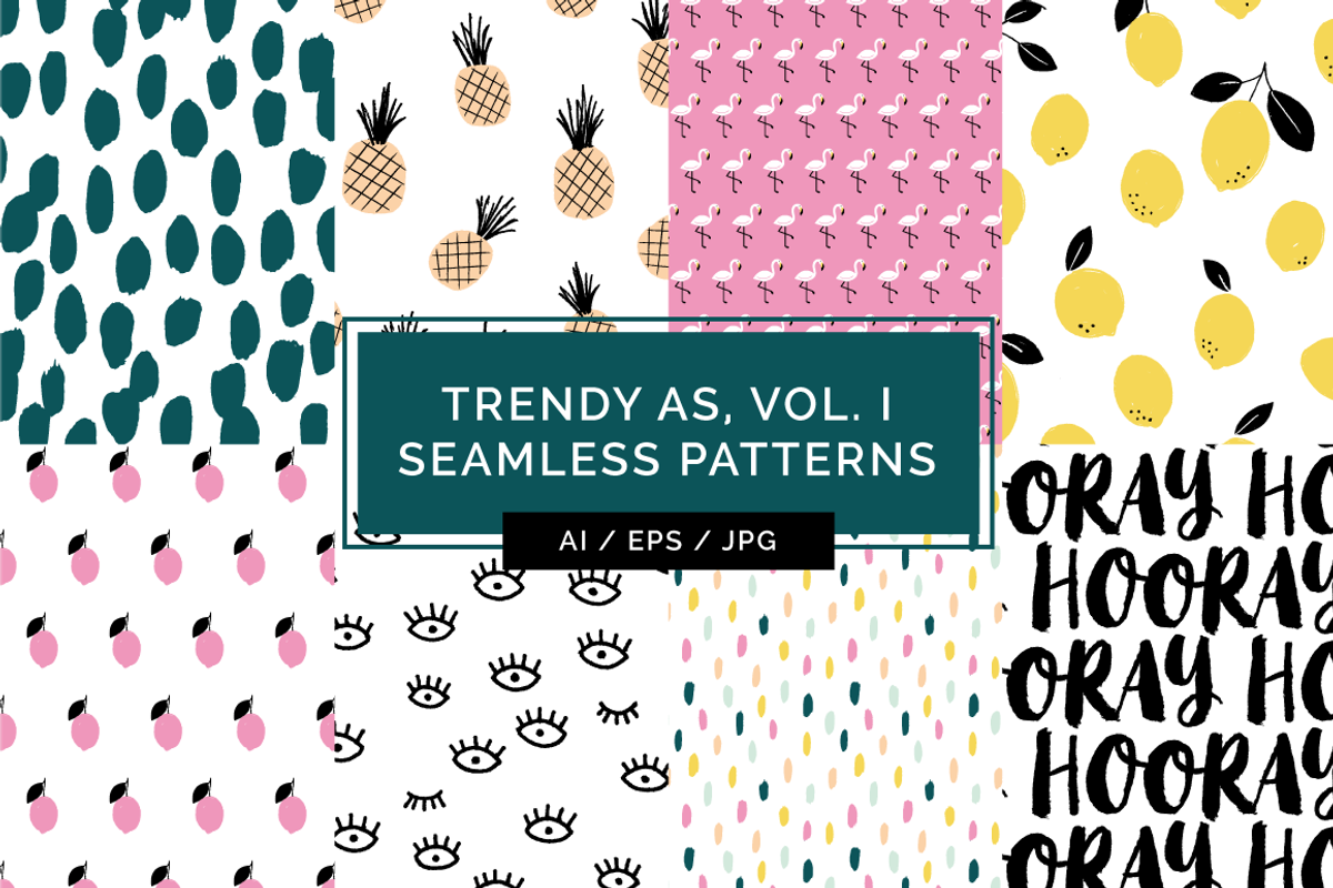 Trendy As, Vol. I Patterns, a Pattern Graphic by k.becca (Photo 1 of 4)