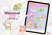 Whimsical Pals Sticker Set, an Animal Illustration by Dori Debreceni draws (Thumbnail 4 of 4)