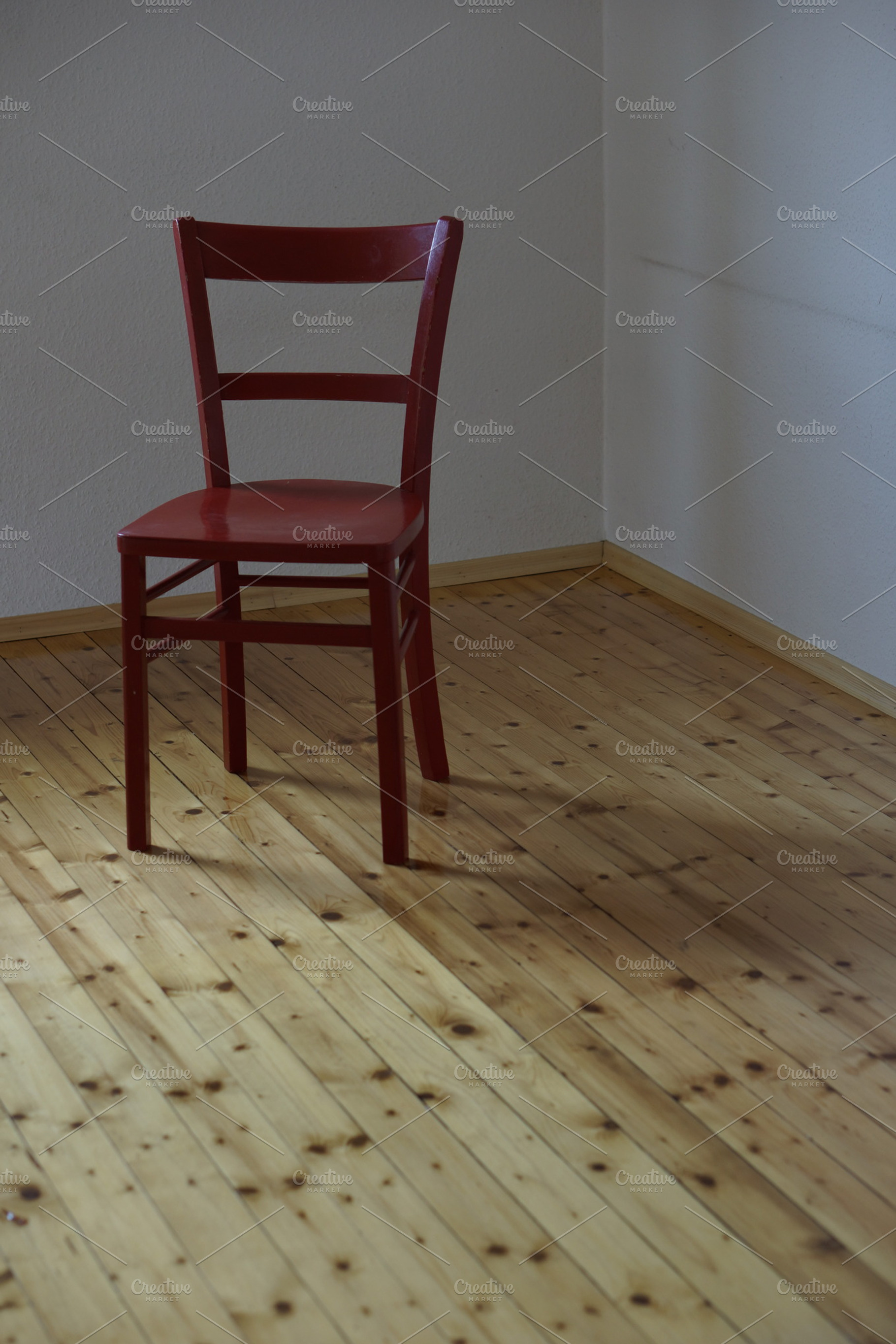 … in a white room stock photo containing lonely and still