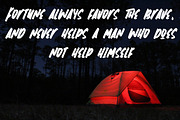 Loathing - Brush Font, a Script Font by Arendxstudio (Thumbnail 7 of 8)