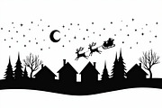 Santa Sleigh Vector Bundle, an Illustration by Amazin_art (Thumbnail 5 of 21)