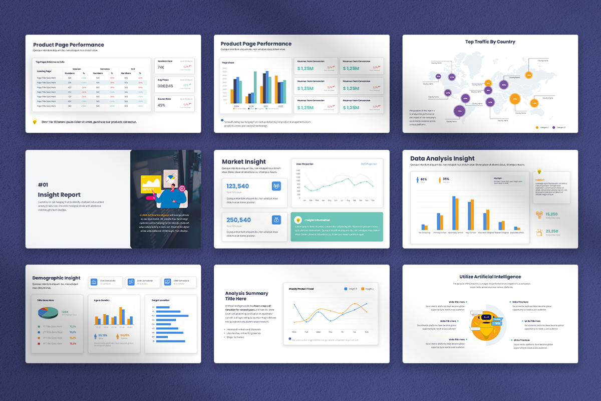 Dashboard Sales & Commerce Keynote, a Presentation Template by UX Dummy (Photo 2 of 4)