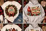 Vintage Christmas PNG Bundle, a Decorative Illustration by ElDesignState (Thumbnail 3 of 13)