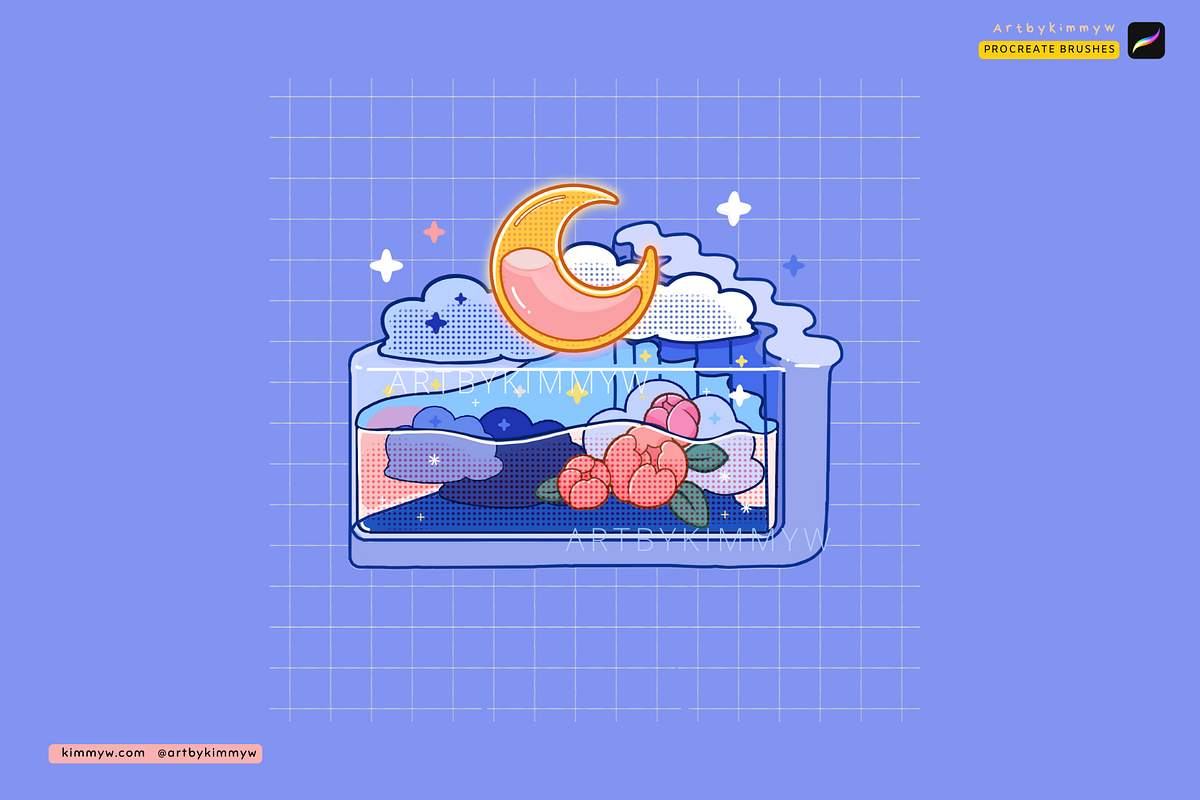 Kawaii Cake O'clock Brush Pack, a Brush Add-On by Artbykimmyw (Photo 3 of 8)