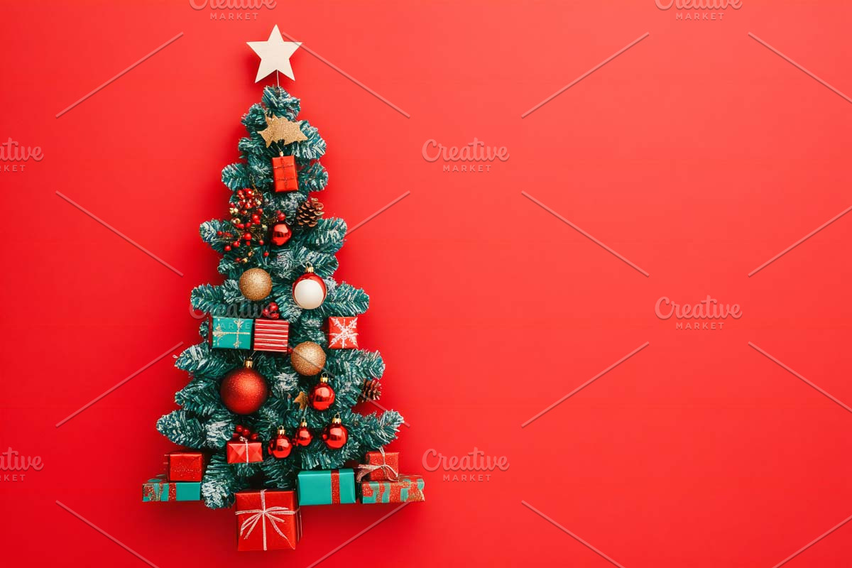 Creative Christmas Tree with Present, an Arts & Entertainment Photo by VetalStock (Photo 6 of 8)