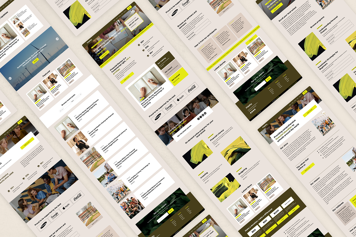 Squarespace Template: Fidelity, a Squarespace Template by Applet Studio (Photo 3 of 5)