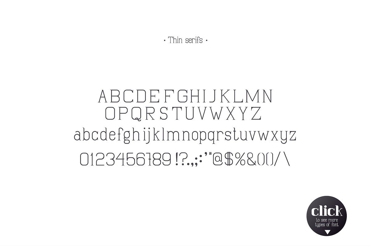 DIONIS set (serif & sans serif) preview 6