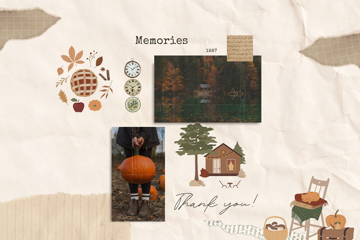 Vintage Autumn collection, a Seasonal Illustration by Alisovna (Photo 12 of 12)