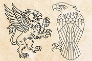 Traditional Tattoo Coloring Pages, an Illustration by Aloha Bhava (Thumbnail 4 of 7)