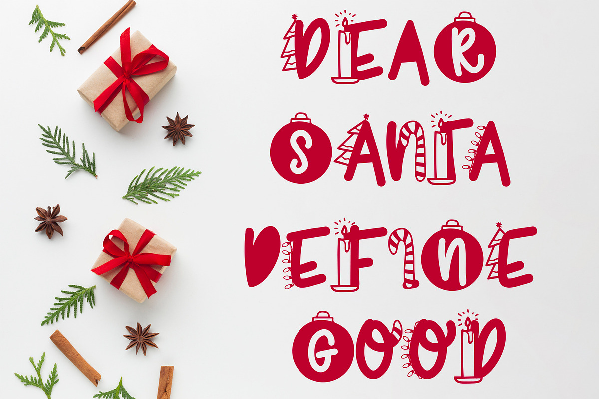 Joyeux Noel, a Handwritten Font by Freeling Design House (Photo 5 of 7)