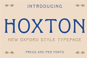 Hoxton: Elegant Serif, a Font by Press & Pen