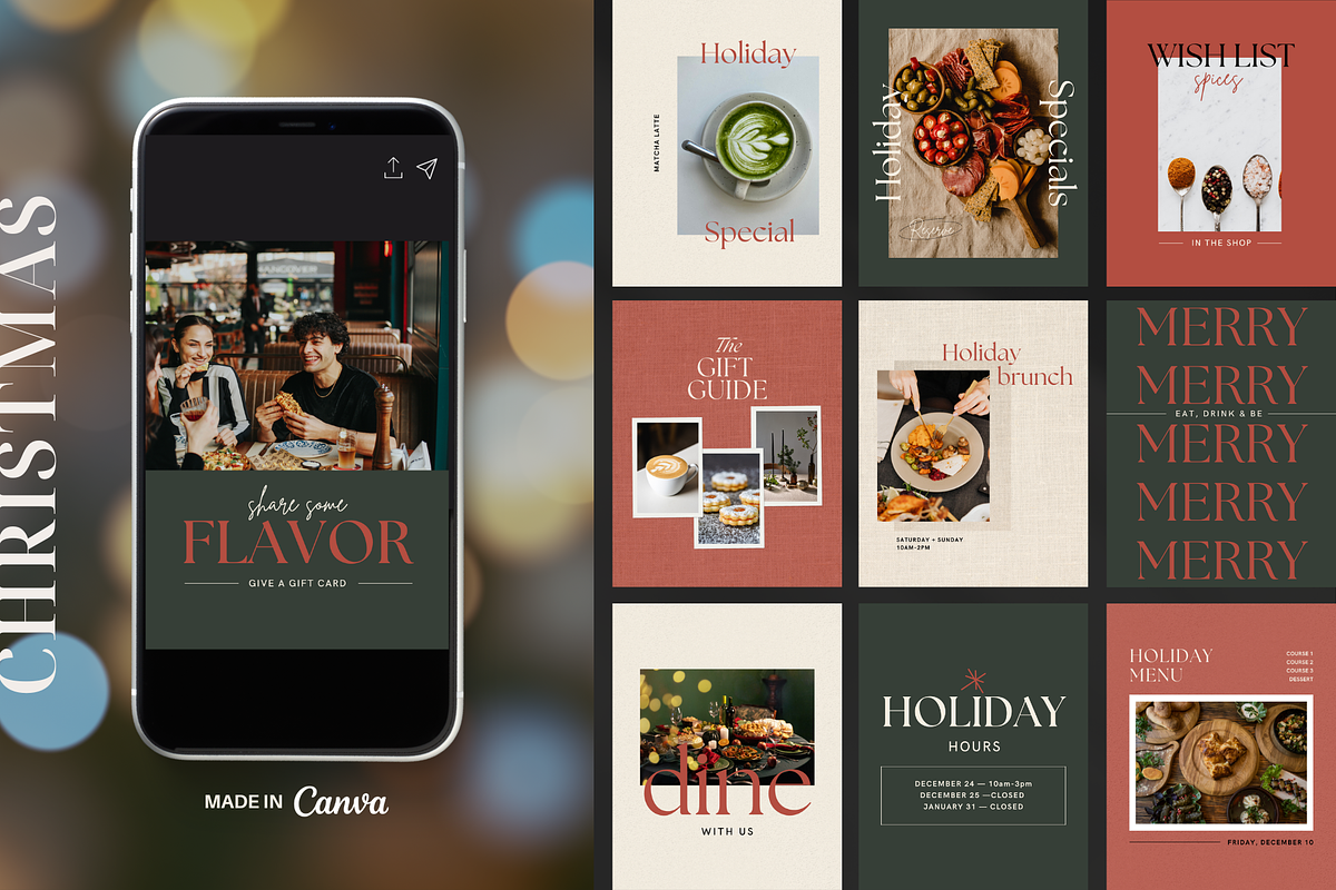 Canva Instagram Kit | Holiday, a Social Media Template by Rose & Co. (Photo 3 of 7)