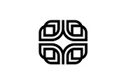 Ornamental Flower Line Art Logo, a Branding & Logo Template by Buqancreative (Thumbnail 3 of 3)
