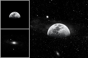 22 Space Photoshop Brushes