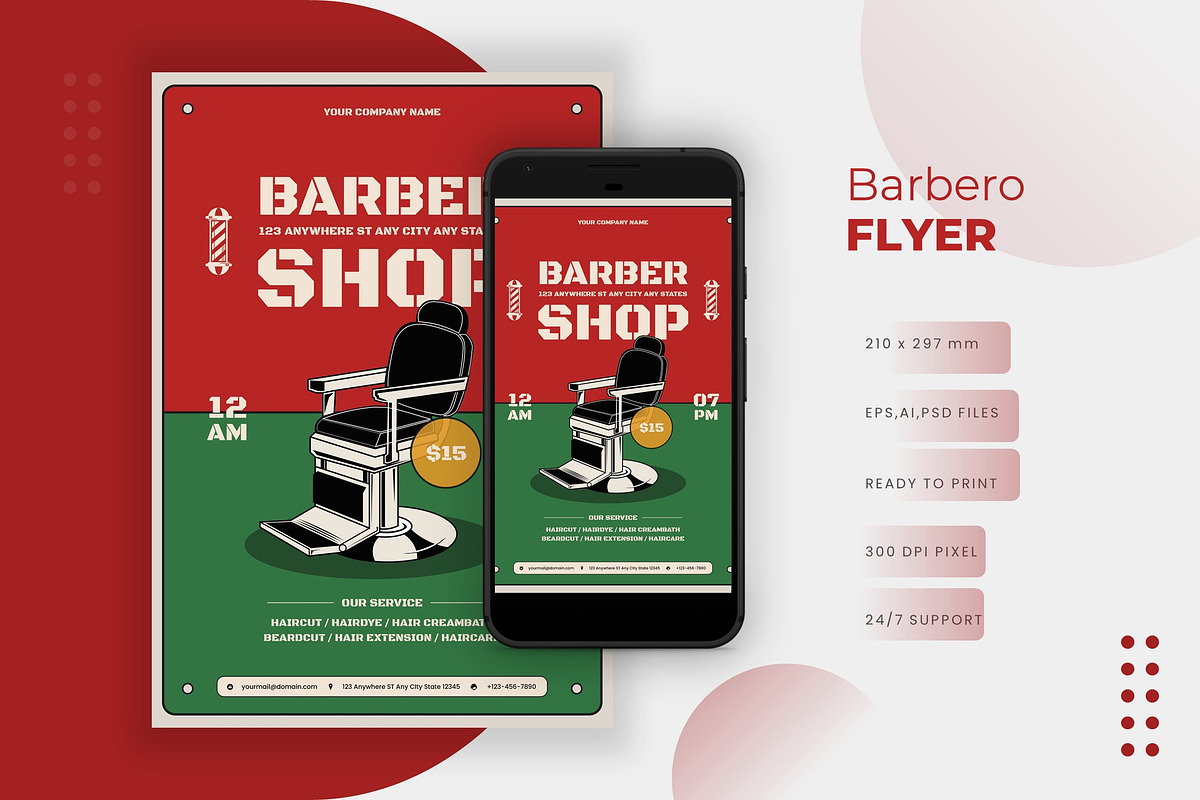 Barbero - Flyer, a Print Template by VUNIRA (Photo 1 of 2)