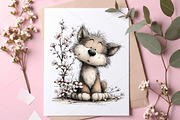 Watercolor Spring Animals Clipart, a Seasonal Illustration by Canvas Craft (Thumbnail 7 of 7)