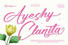 Ayeshy Clanita Bold Calligraphy