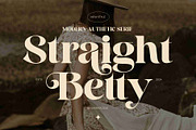 Straight Betty Modern Serif Font, a Serif Font by Vampstudio (Thumbnail 1 of 13)