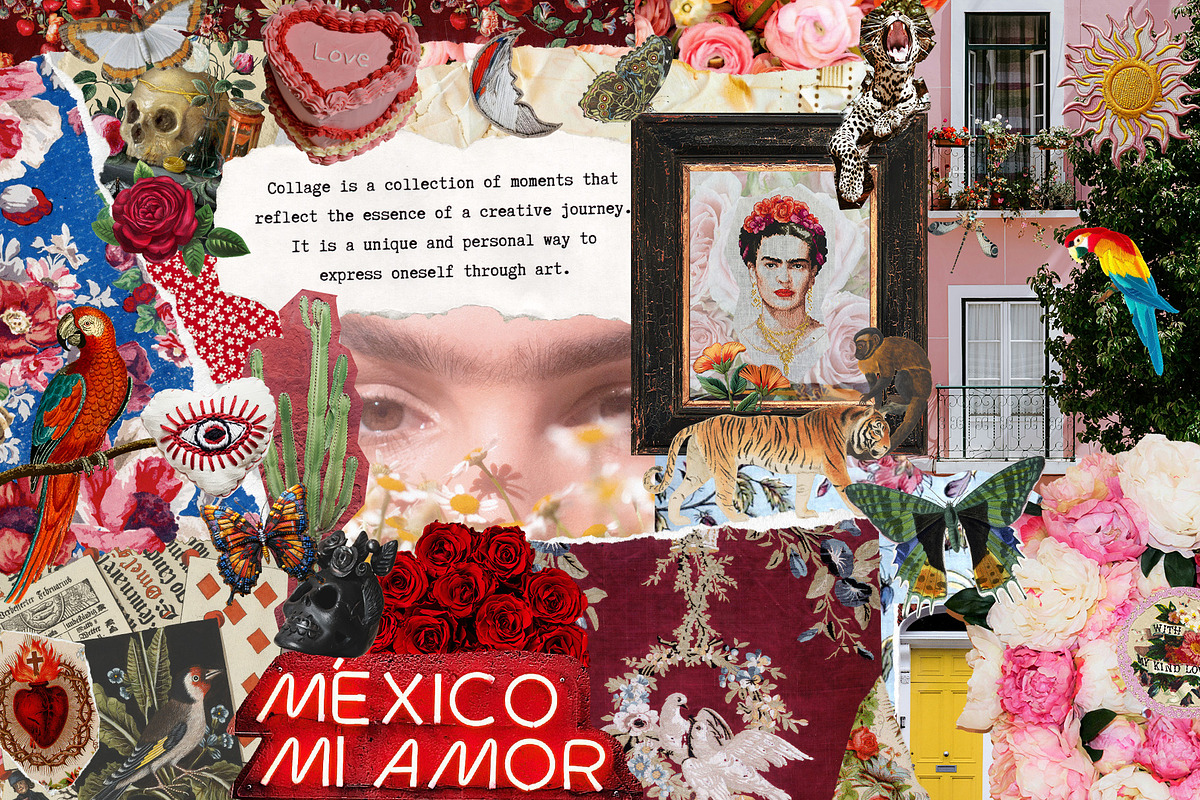 Viva la Vida: Collage Creator Pack, an Object Graphic by lerinartstudio (Photo 3 of 8)