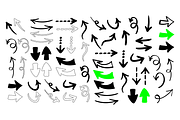 Hand drawn arrows collection, an Object Illustration by PsychocheArt (Thumbnail 1 of 3)